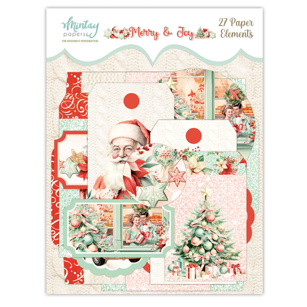 Mintay Merry & Joy Paper Elements