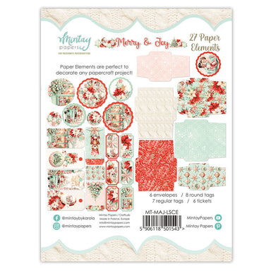 Mintay Merry & Joy Paper Elements