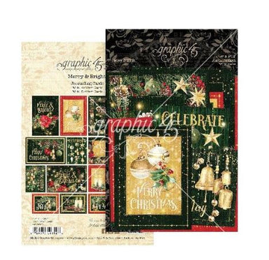 Graphic 45 Merry & Bright Journaling Cards