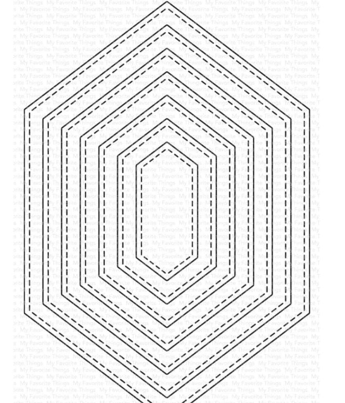 MFT Stitched Hexagon Stax Dies
