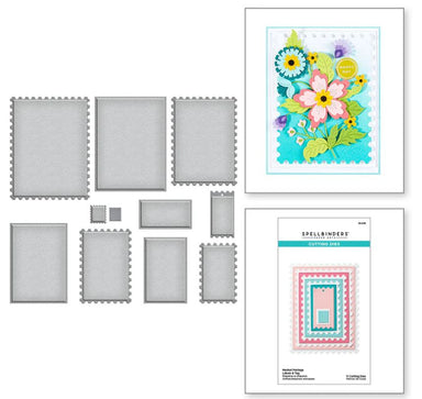 Spellbinders Nested Postage Labels & Tag Dies