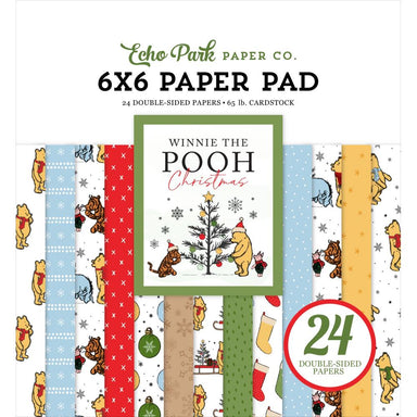 Echo Park Winnie the Pooh Christmas 6X6 Paper Pad