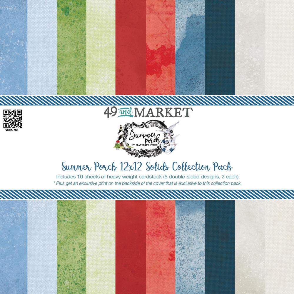 49 and Market Summer Porch 12X12 Solids Collection Pack