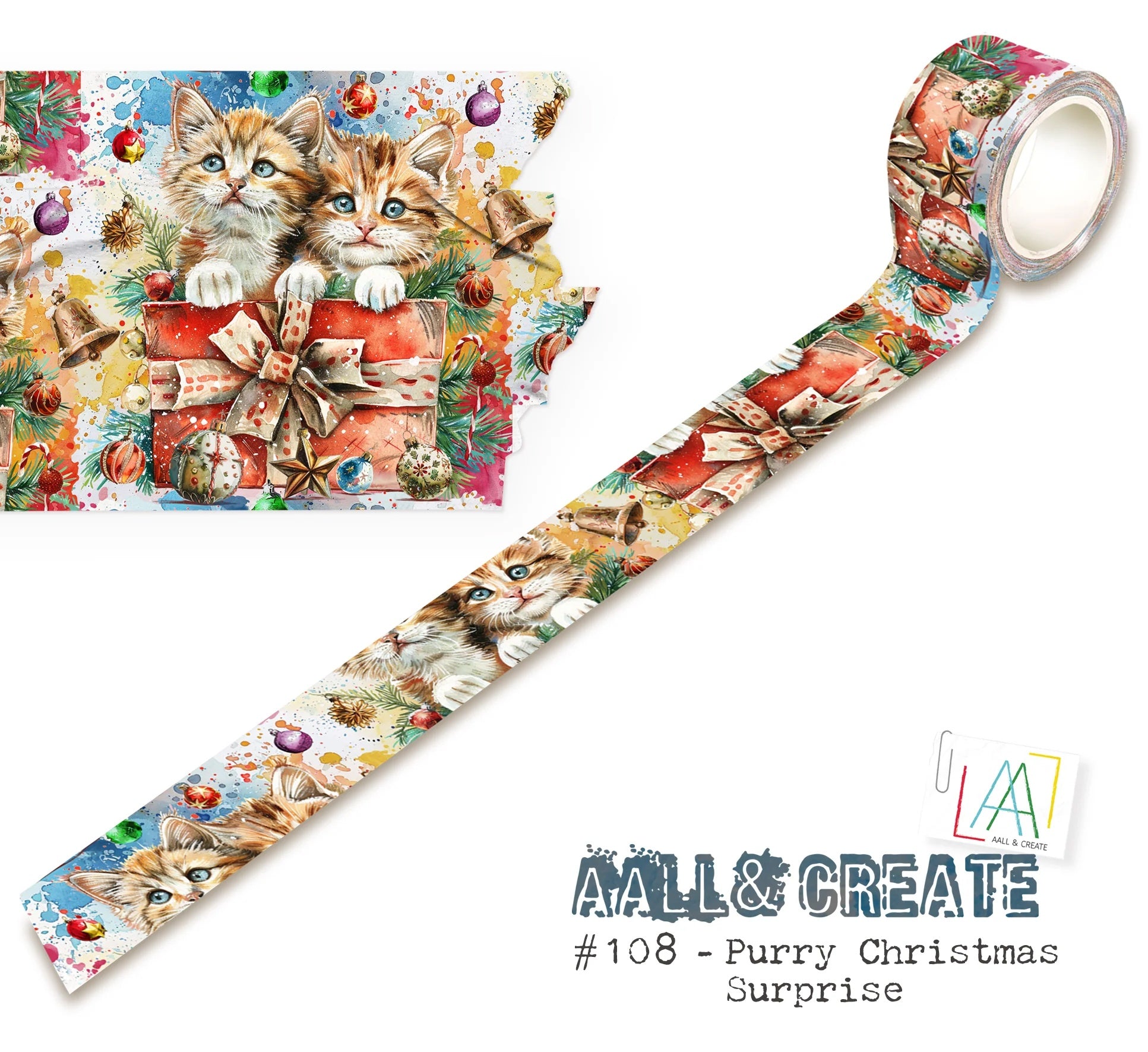 Aall & Create Washi Purry Christmas Surprise