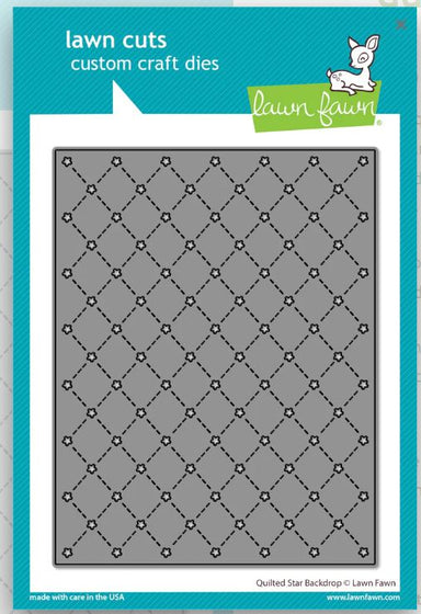 Lawn Fawn Quilted Star Backdrop Die