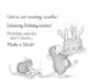 Spellbinders House-Mouse Birthday Wishes Stamps