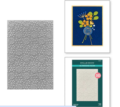 Spellbinders Floral & Vine 3D Embossing Folder