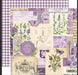 Simple Stories Simple Vintage Color Palette Purple Collage 12X12 Paper