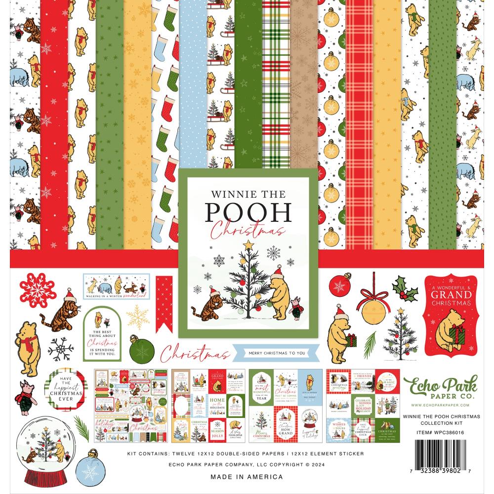 Echo Park Winnie the Pooh Christmas 12X12 Collection Pack