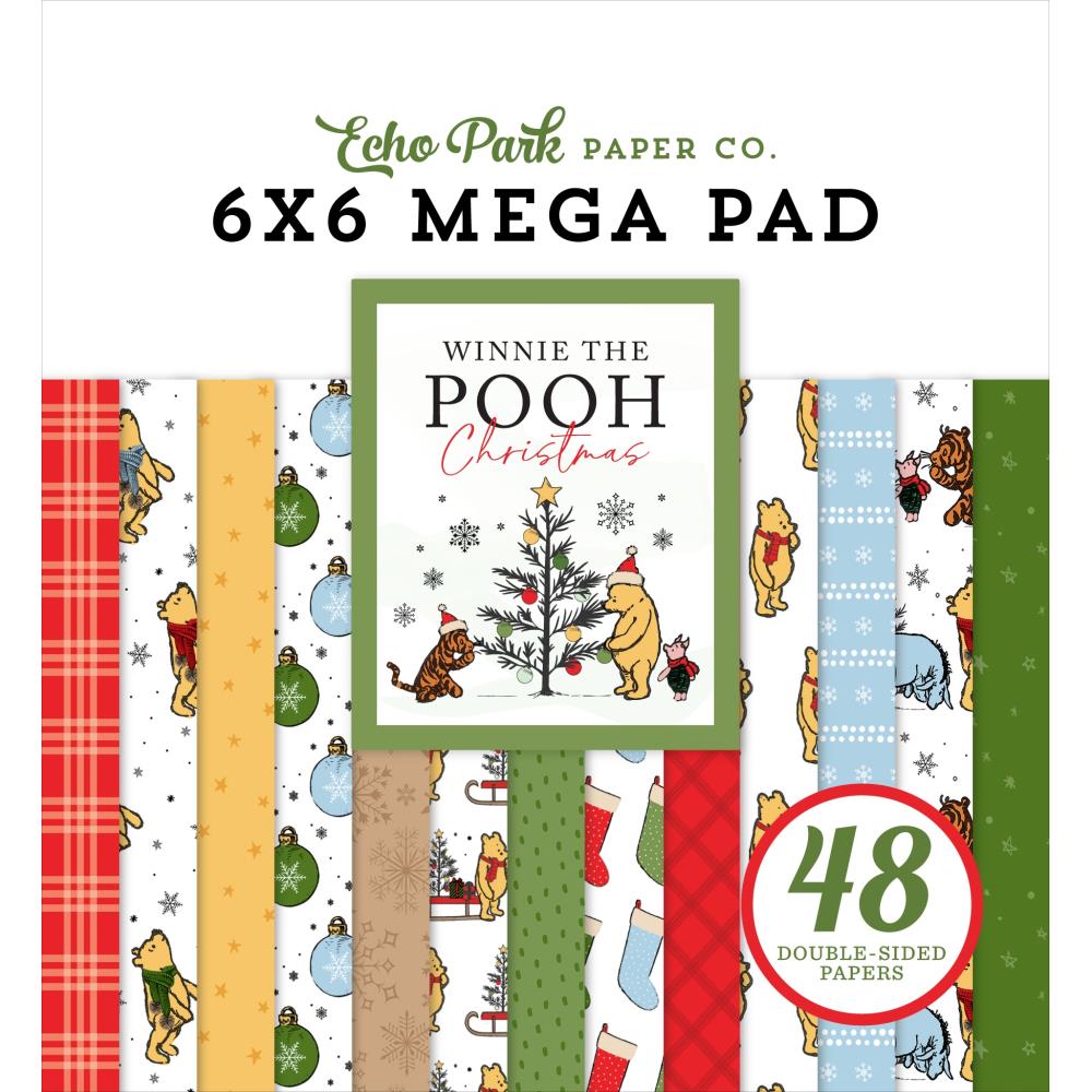 Echo Park Winnie the Pooh Christmas 6X6 Mega Pad