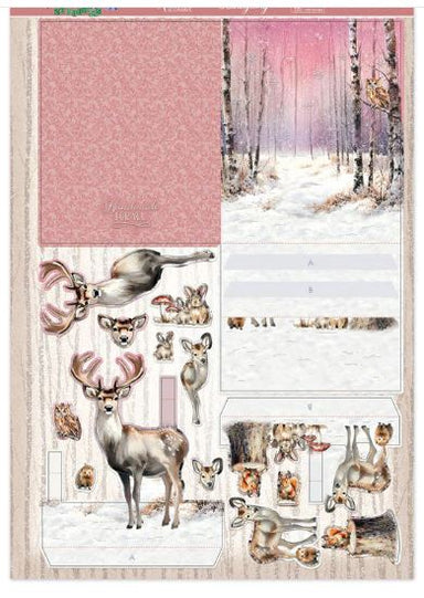 Hunky Dory Pop Up Steppers Winter Woodland Kit