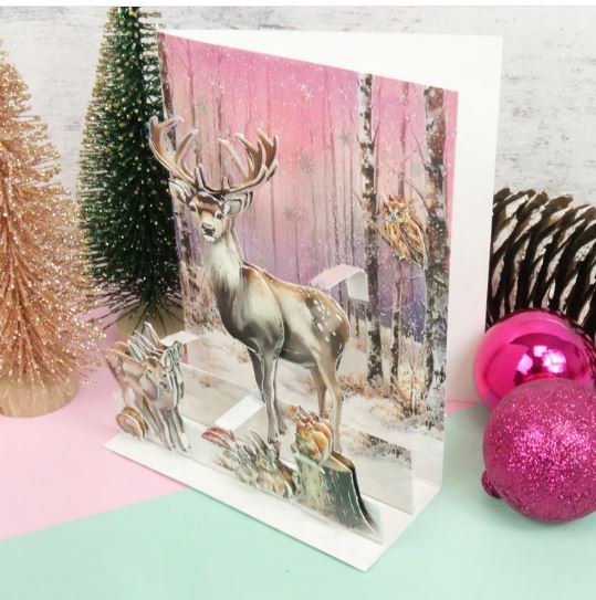 Hunky Dory Pop Up Steppers Winter Woodland Kit