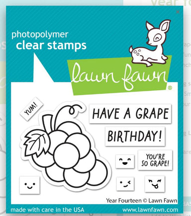 Lawn Fawn Year Fourteen Stamp