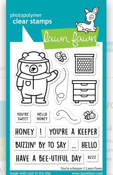Lawn Fawn You're A Keeper Stamps
