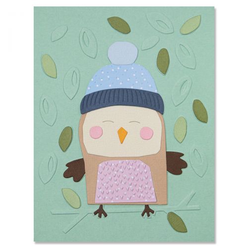 Sizzix Cozy Owl Die and Embossing Folder