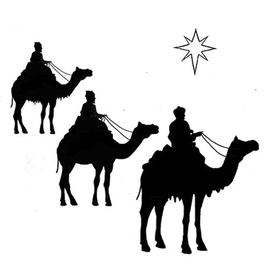 Lavinia Three Kings and A Star Clear Stamp