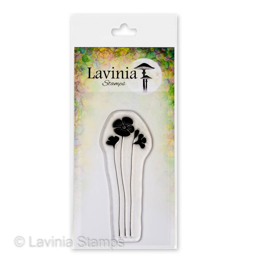 Lavinia Garden Poppy Clear Stamp