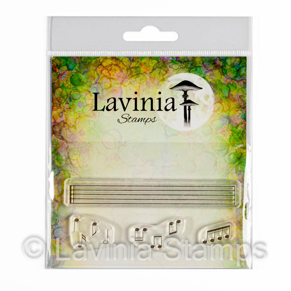 Lavinia Musical Notes Small Stamp