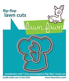 Lawn Fawn I Love You (Calyptus) Flip Flop Die