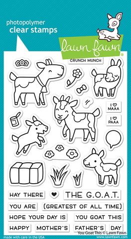 Lawn Fawn You Goat This Stamp Set