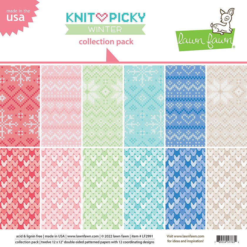 Lawn Fawn Knit Picky Winter Collection Pack