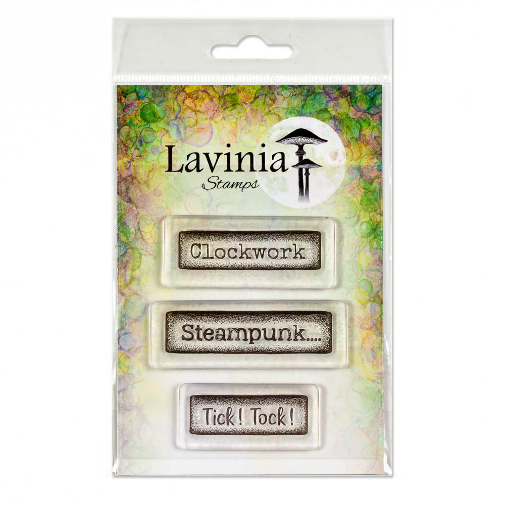 Lavinia Words of Steam Clear Stamp
