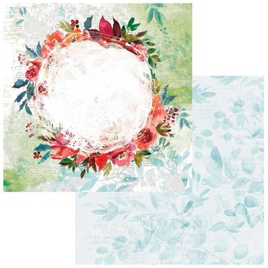 49 and Market Holiday Wishes Wreath of Hope 12X12 Paper