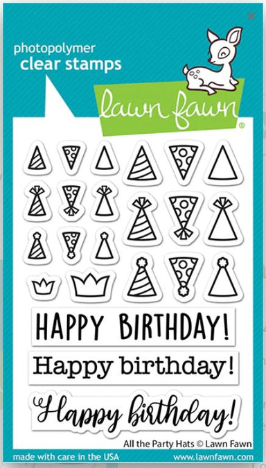 Lawn Fawn All the Party Hats Stamp Set