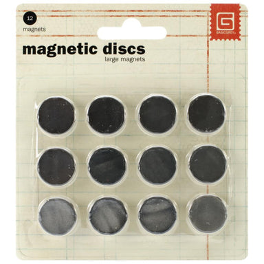 Basic Grey Magnetic Discs, Large