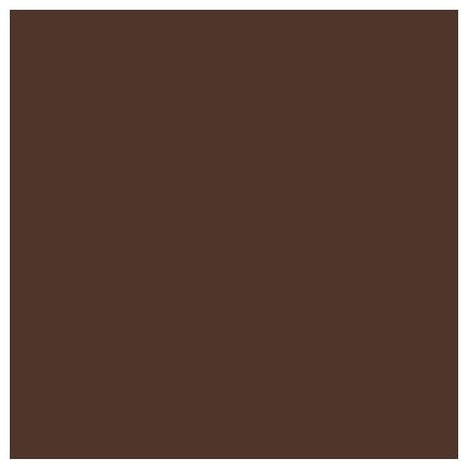 Bazzill Smoothies Burnt Umber 12X12 Cardstock