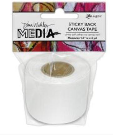 Dina Waklley Media Sticky Back Canvas Tape 1.5" X 3 Yd