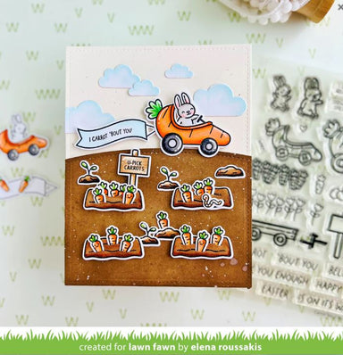 Lawn Fawn Carrot 'Bout You Clear Stamp