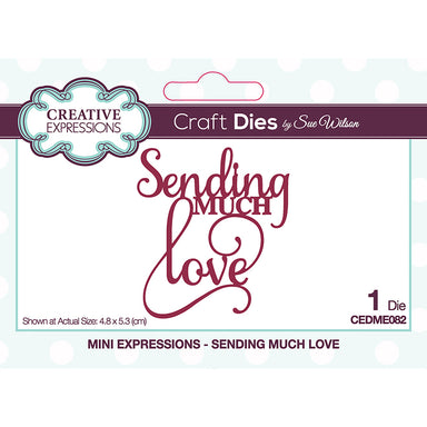 Creative Expressions Sending Much Love Mini Expressions Die