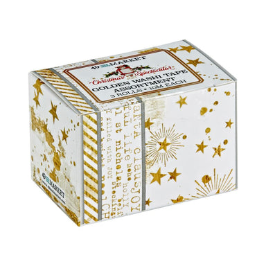 49 and Market Christmas Spectacular Golden Washi Tape Assortment