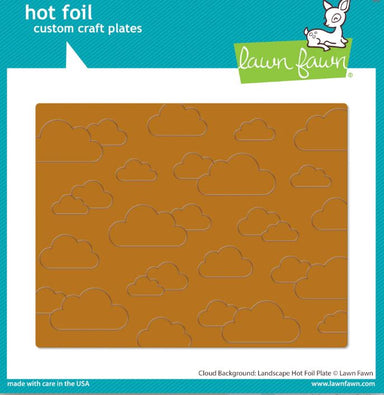 Lawn Fawn Cloud Background: Landscape Hot Foil Plate