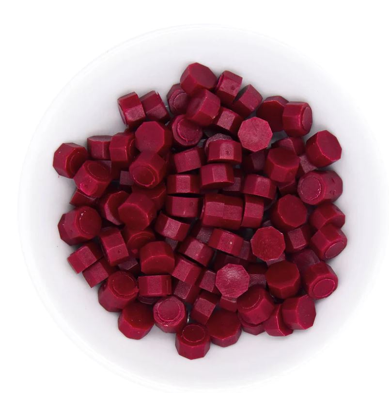 Spellbinders Classic Crimson Wax Beads (100)