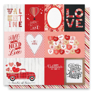 Photoplay Cupids Sweetheart Cupid's Cards 12X12 Paper