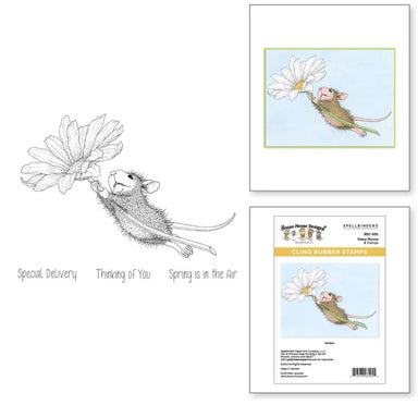 House Mouse Daisy Mouse Cling Stamp Set