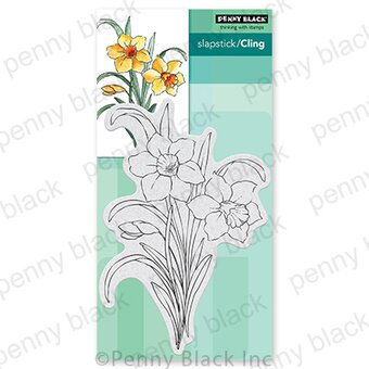 Penny Black Dazzling Daffodils Cling Stamp