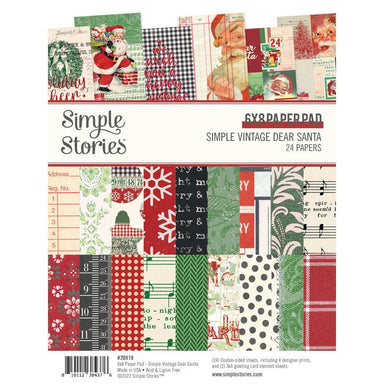 Simple Stories Dear Santa 6X8 Paper Pad