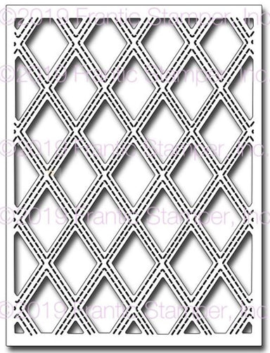 Frantic Stamper Stitched Diamond Panel #2 Die