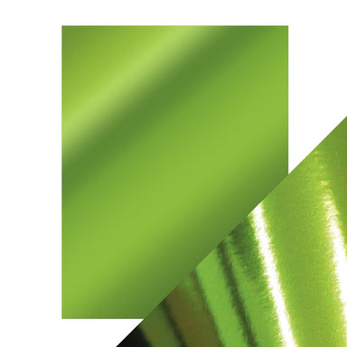 Tonic Emerald Green High Gloss Mirror Cardstock 5/PKG