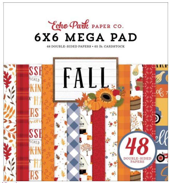 Echo Park Fall Mega 6X6 Paper Pad
