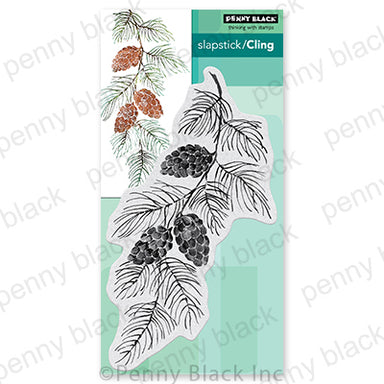 Penny Black Fir Branch Cling Stamp