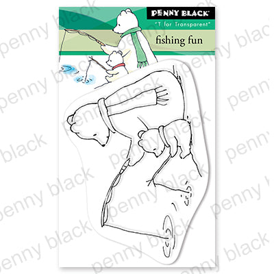 Penny Black Fishing Fun Clear Stamp Set