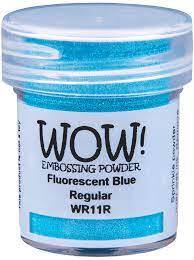 Wow Fluorescent Blue Embossing Powder