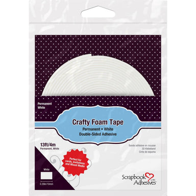 Scrapbook Adhesives 13FEET White Foam Tape