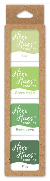 Hero Arts Fresh Greens Core Ink Cubes