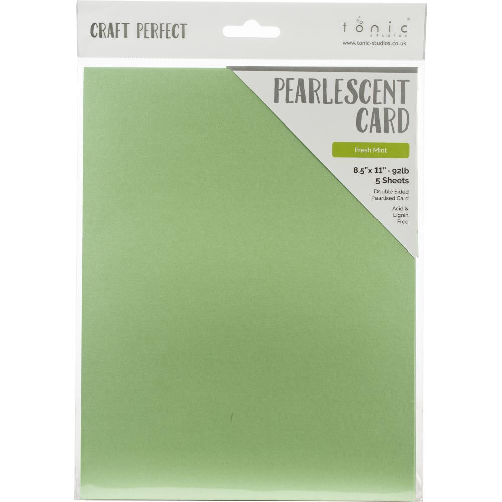 Tonic Fresh Mint Pearlescent Cardstock Pack