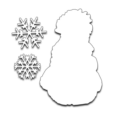 Penny Black Frosty's Snow Die (Coordinates With Snowy Stamp)